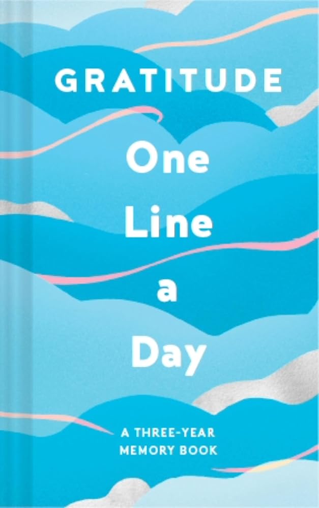 Gratitude One Line a Day: A Three - Year Memory Book - MAKES SENSE TO ME