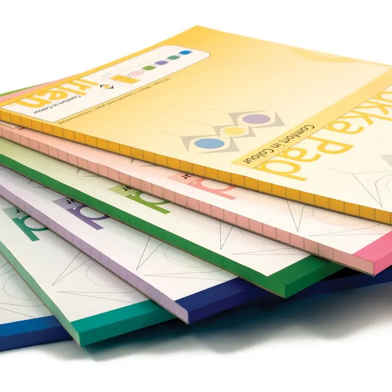 Irlen Coloured A4 Notepads - Turquoise - MAKES SENSE TO ME