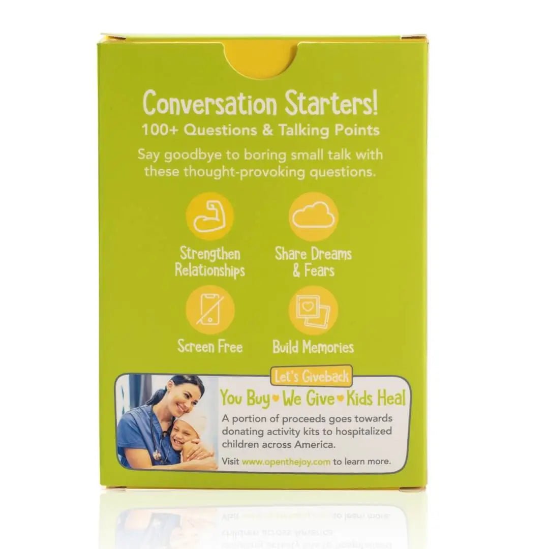 Let's Talk: Conversation Starters For Kids To Discuss Feelings - MAKES SENSE TO ME