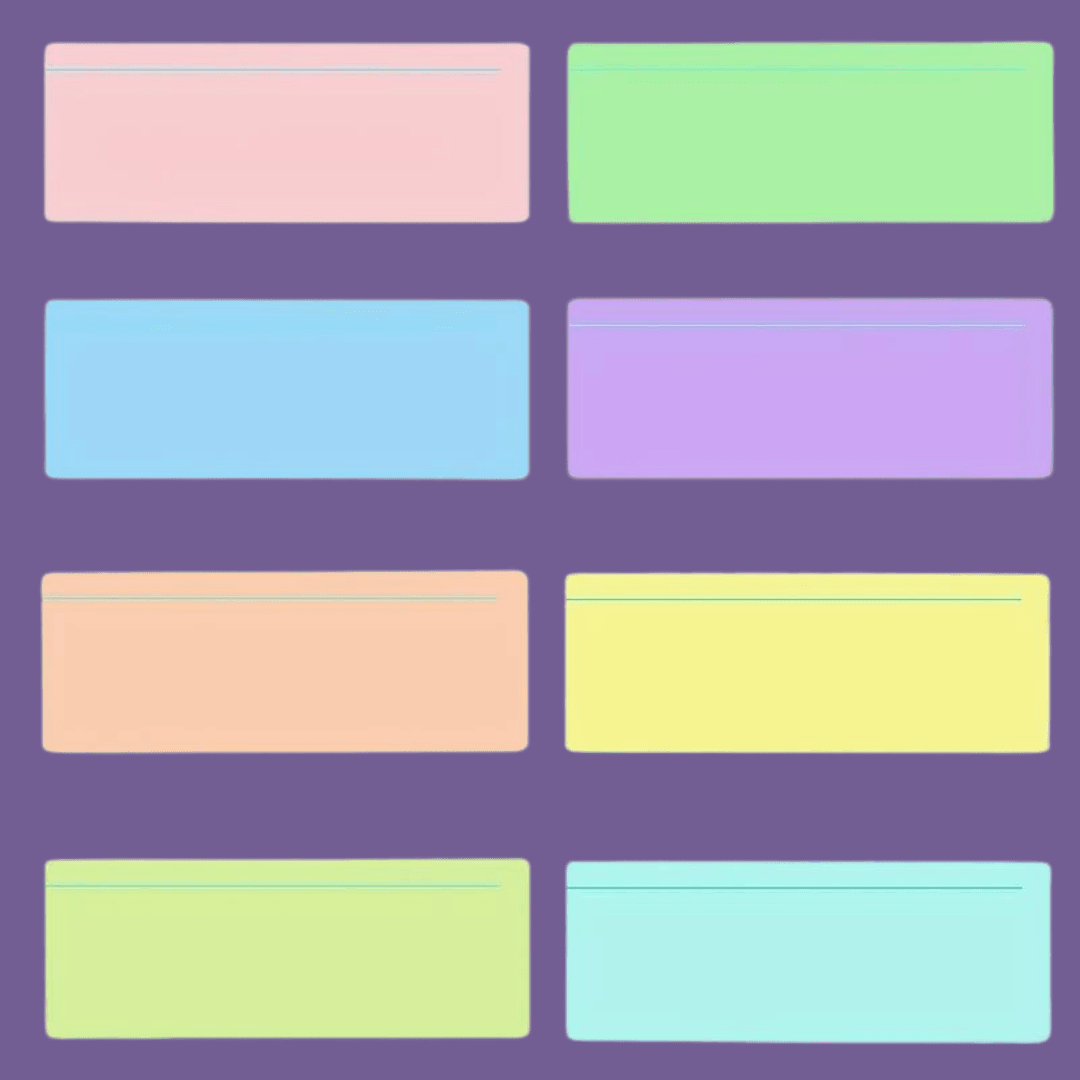 Lined Coloured Reading Overlays - MAKES SENSE TO ME