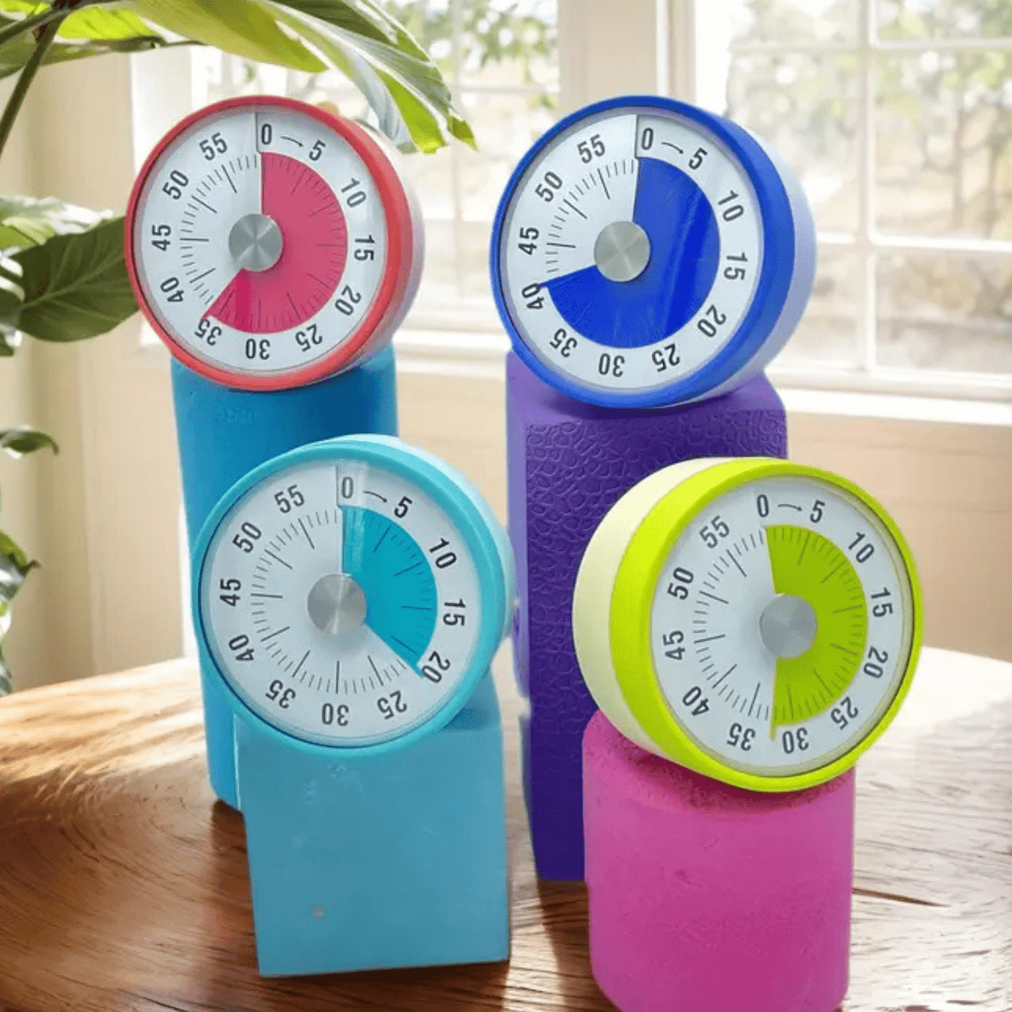Magnetic Visual Timer - Lime/Green - MAKES SENSE TO ME