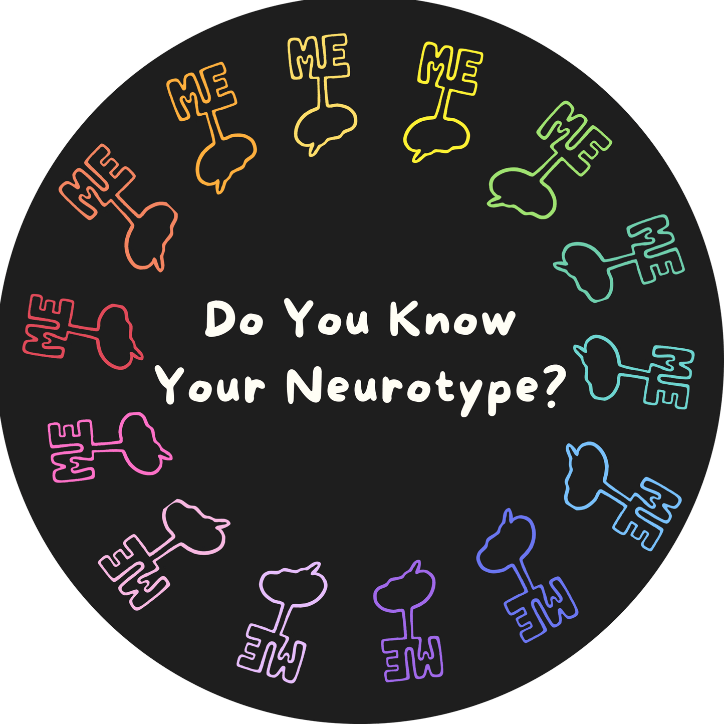 Neurotype? Sticker - MAKES SENSE TO ME