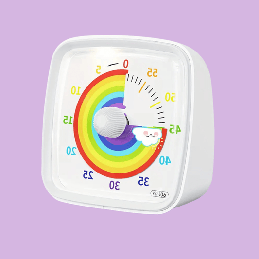 Visual Timer - Rainbow (White) - MAKES SENSE TO ME
