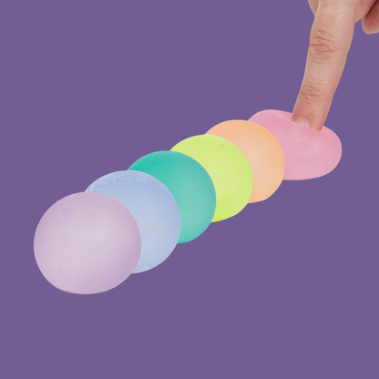 Speks Mini Gump Multi Colour 6-Pack - the Memory Gel Stress Ball