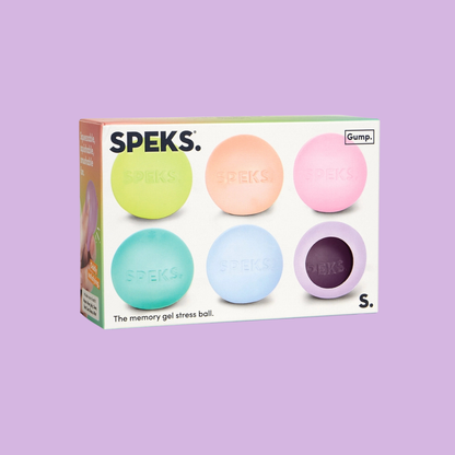 Speks Mini Gump Multi Colour 6-Pack - the Memory Gel Stress Ball