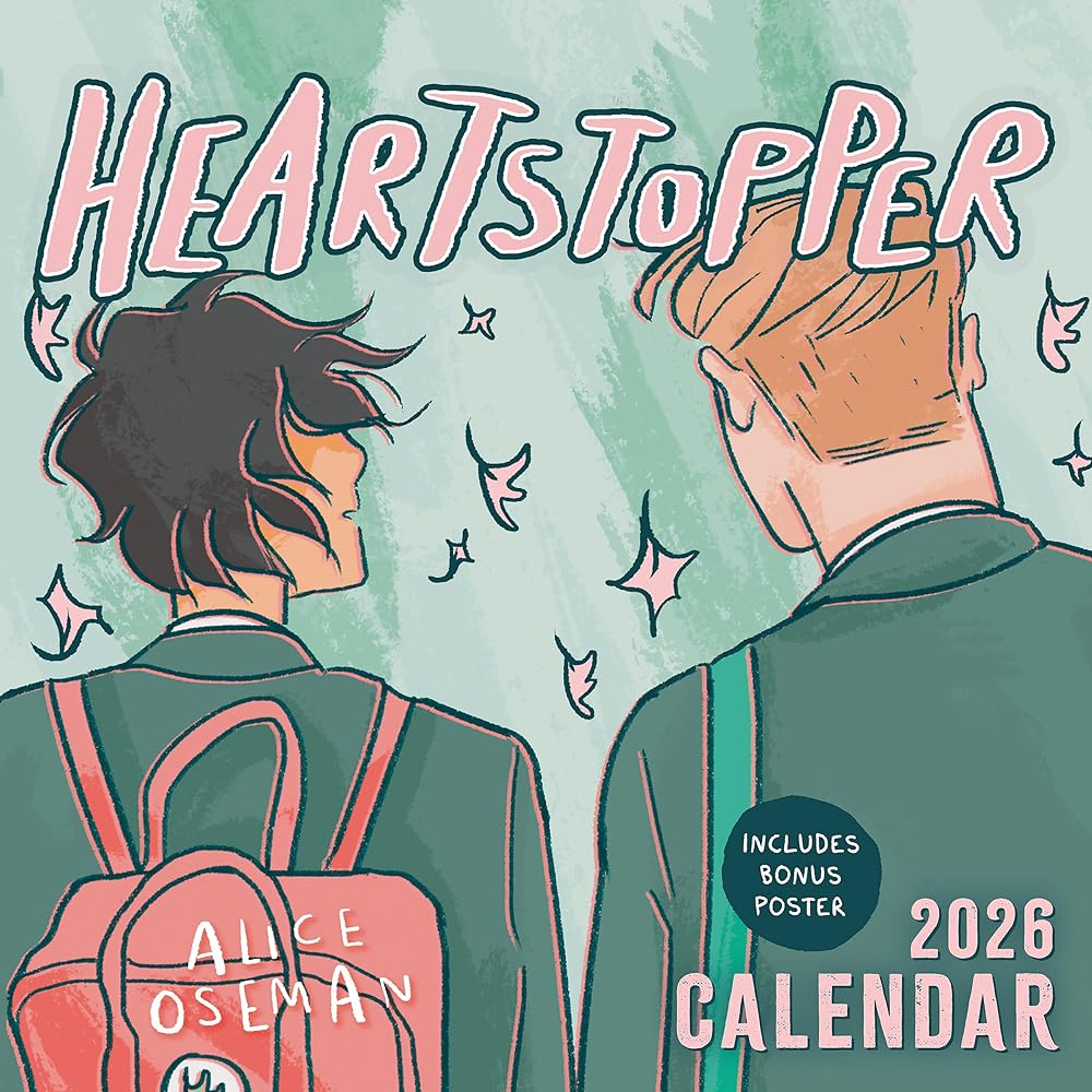 The Heartstopper 2026 Calendar: With art by Alice Oseman, and bonus poster! cover image