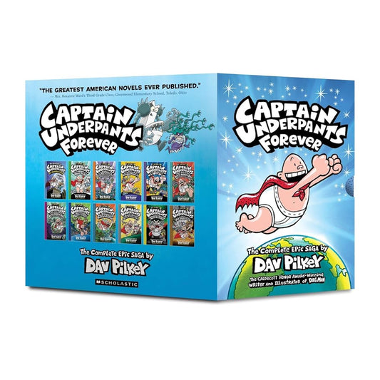 Captain Underpants Forever (Captain Underpants 1 - 12 Full - Color Boxed Set): From the Creator of Dog Man - MAKES SENSE TO ME