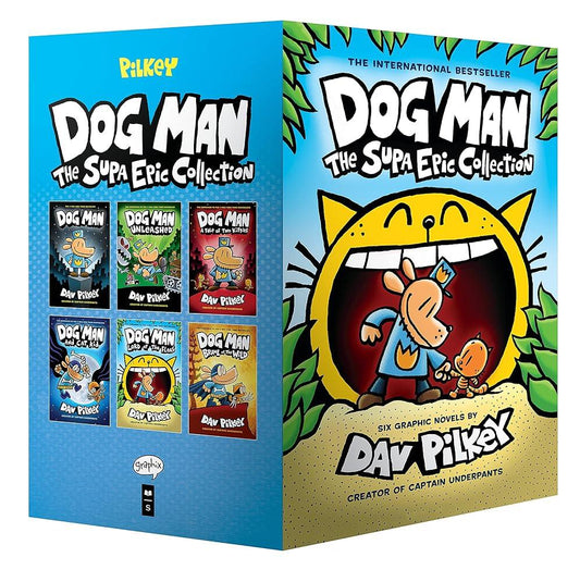 Dog Man: The Supa Epic Collection: From the Creator of Captain Underpants (Dog Man #1 - 6 Box Set) - MAKES SENSE TO ME