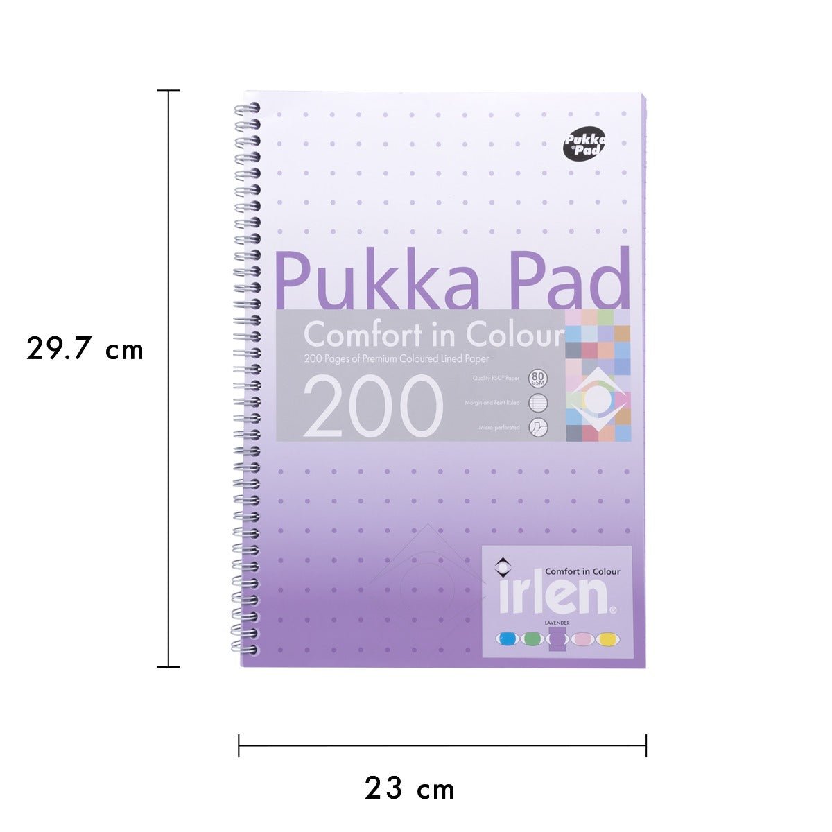 Irlen Coloured A4 Notebook Jotta - Lavender - MAKES SENSE TO ME