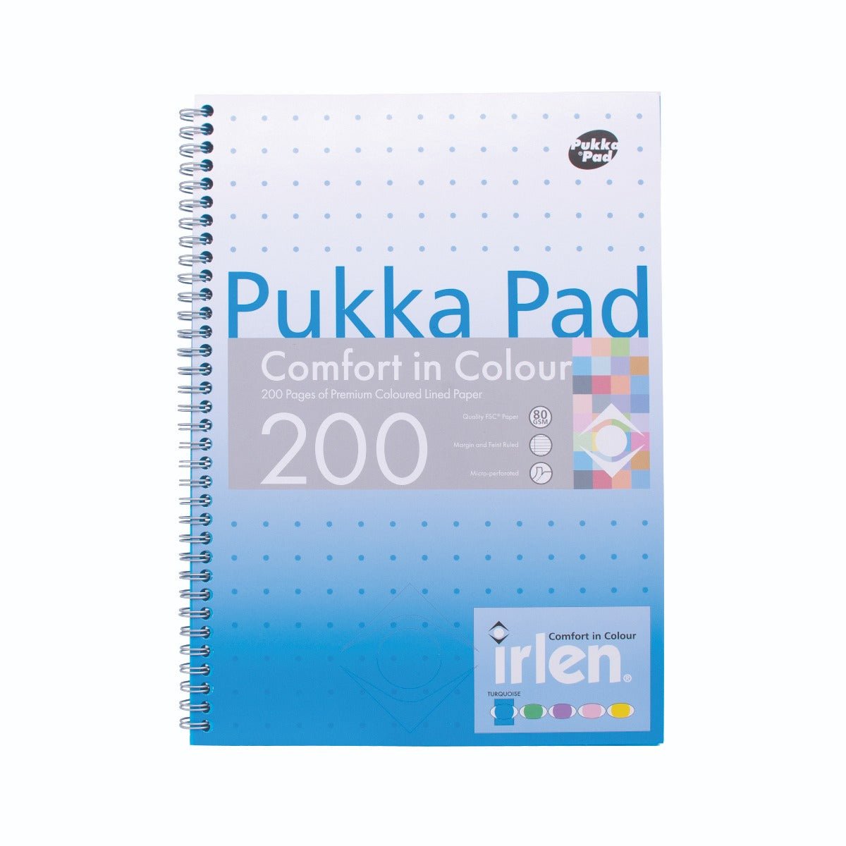 Irlen Coloured A4 Notebook Jotta - Turquoise - MAKES SENSE TO ME