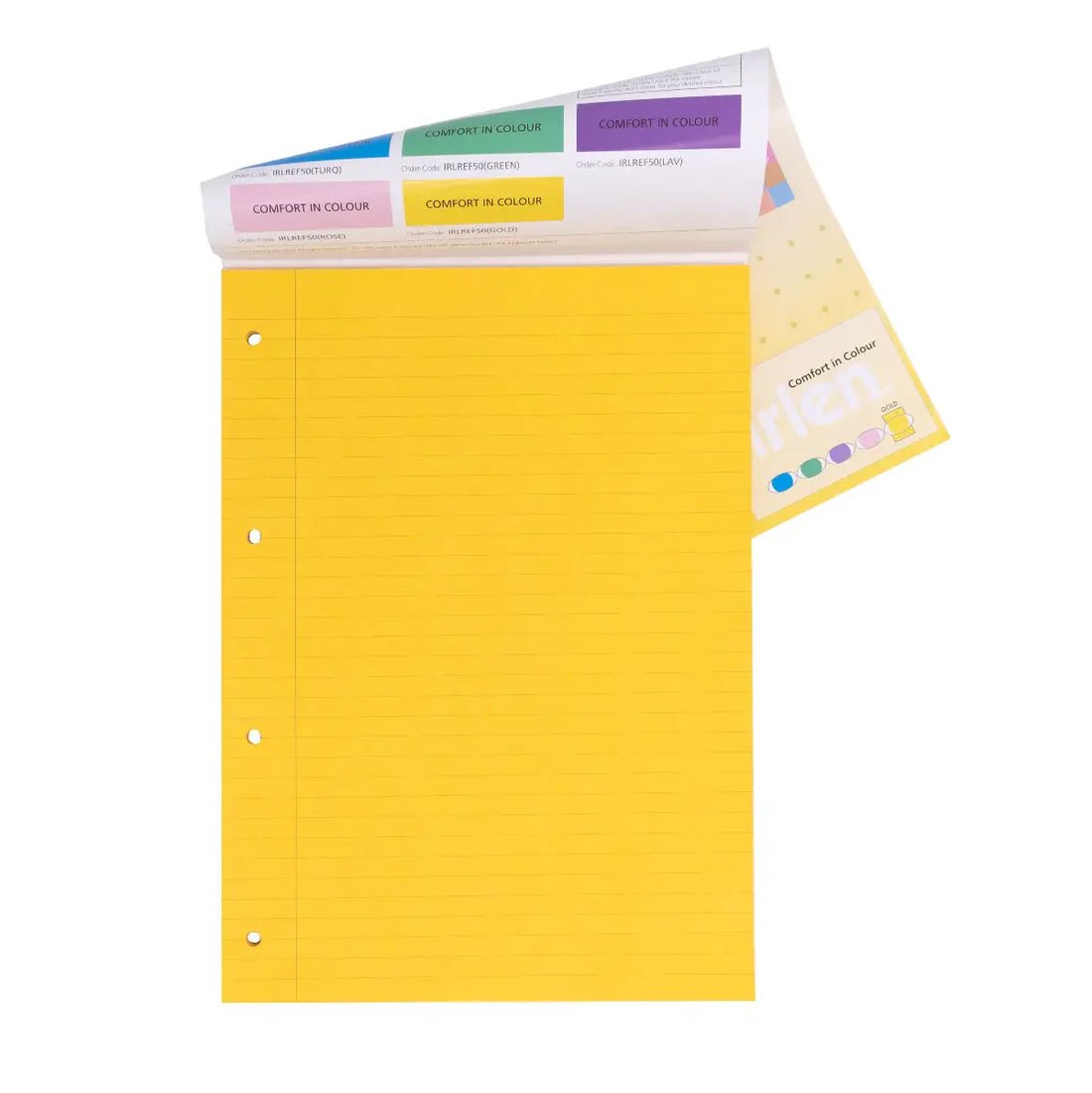 Irlen Coloured A4 Notepads - Gold | MAKES SENSE TO ME | The ...
