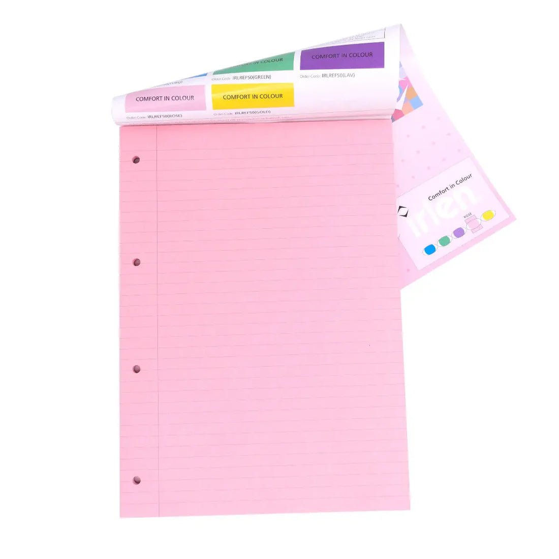 Irlen Coloured A4 Notepads - Rose - MAKES SENSE TO ME