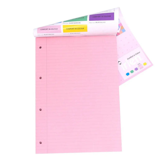 Irlen Coloured A4 Notepads - Rose - MAKES SENSE TO ME