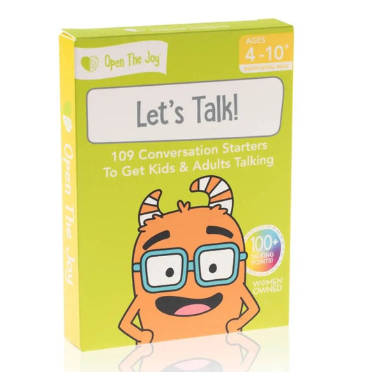 Let's Talk: Conversation Starters For Kids To Discuss Feelings - MAKES SENSE TO ME