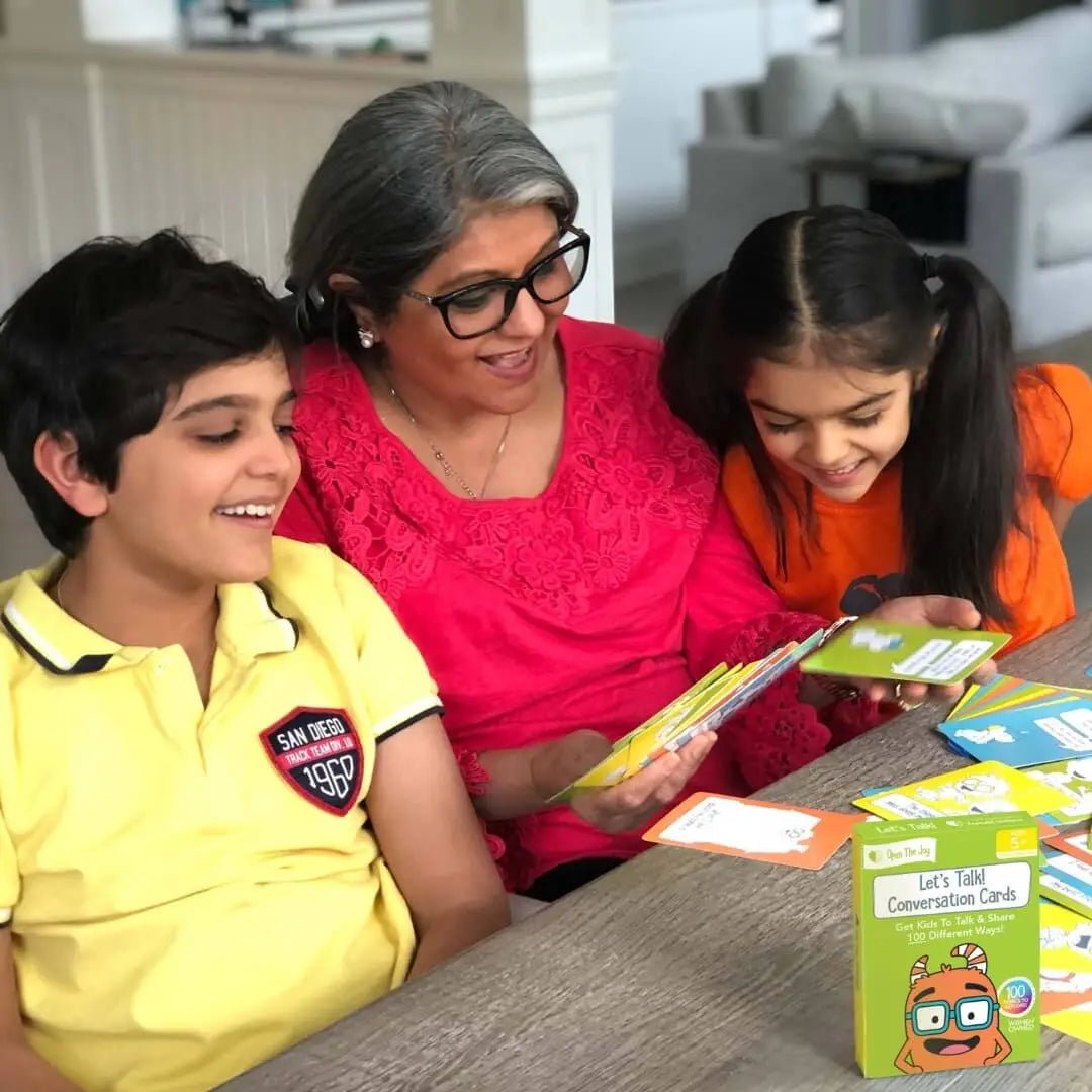 Let's Talk: Conversation Starters For Kids To Discuss Feelings - MAKES SENSE TO ME