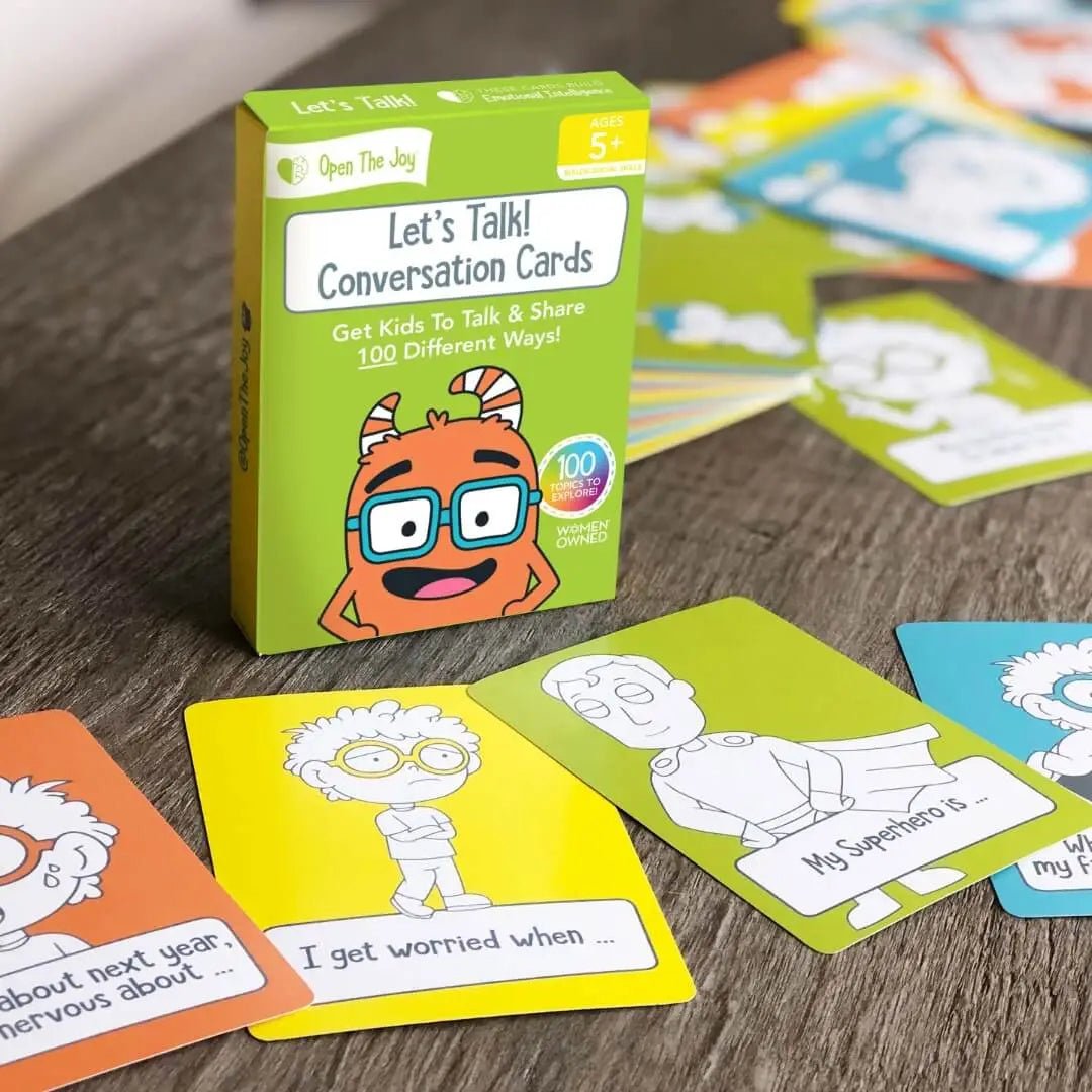 Let's Talk: Conversation Starters For Kids To Discuss Feelings - MAKES SENSE TO ME