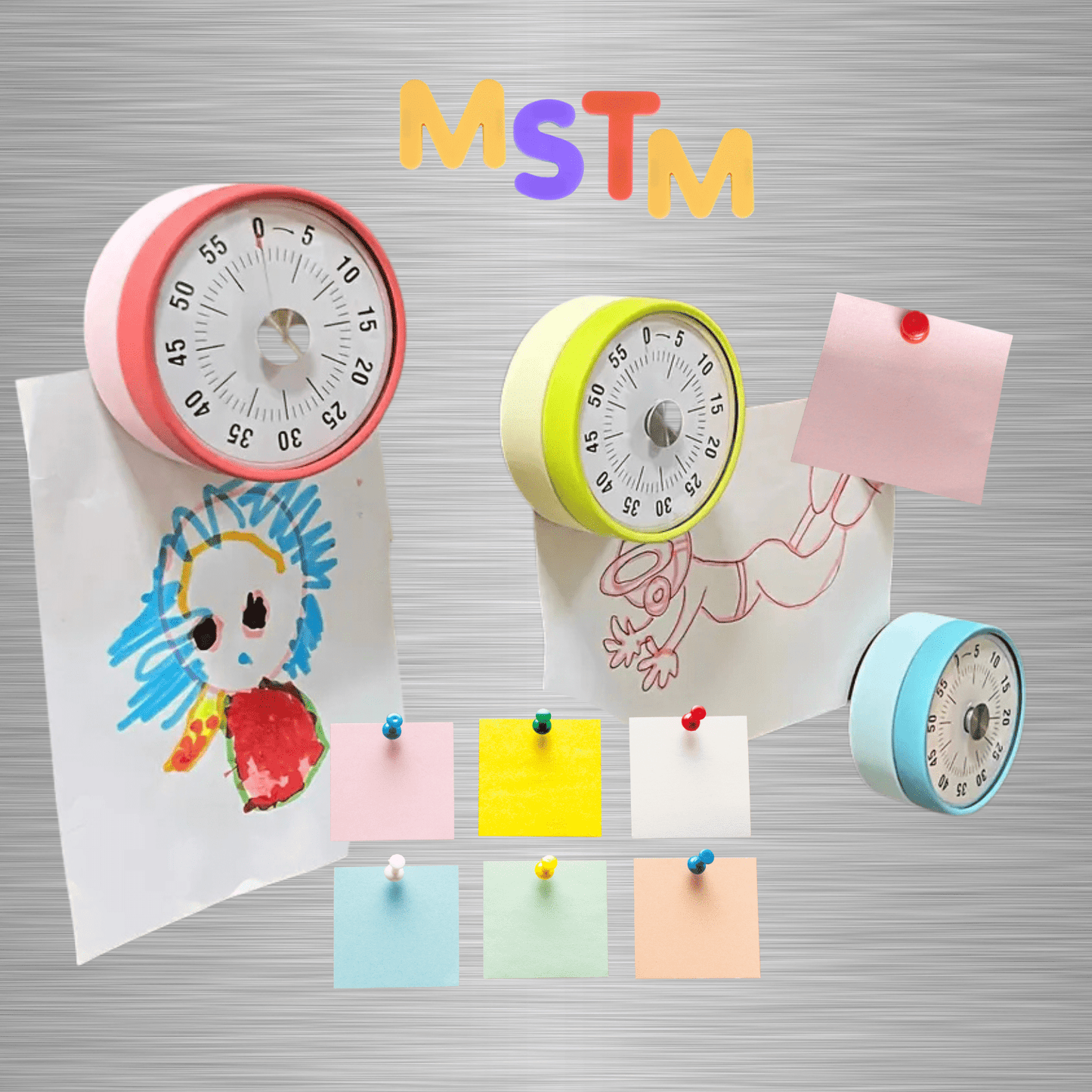 Magnetic Visual Timer - Lime/Green - MAKES SENSE TO ME