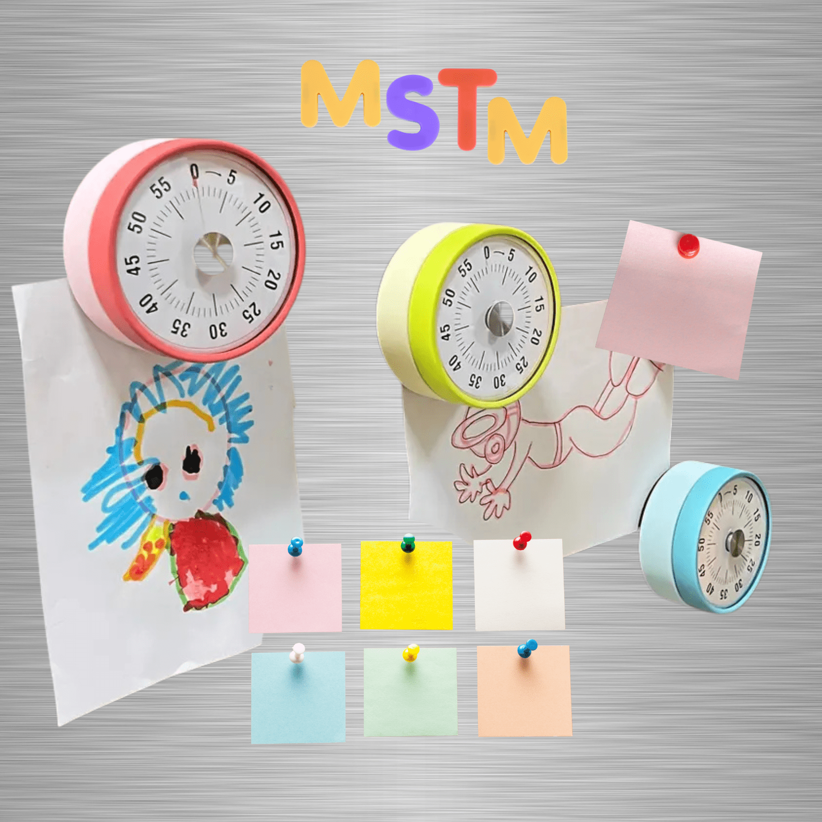 Magnetic Visual Timer - Lime/Green - MAKES SENSE TO ME