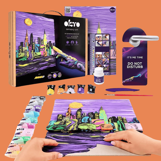Okto Air Dry Clay 3D Sensory Art Canvas - New York - MAKES SENSE TO ME