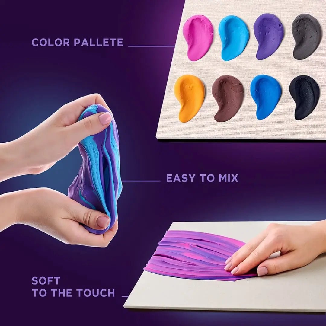 Okto Air Dry Clay 3D Sensory Art Canvas - Sydney - MAKES SENSE TO ME