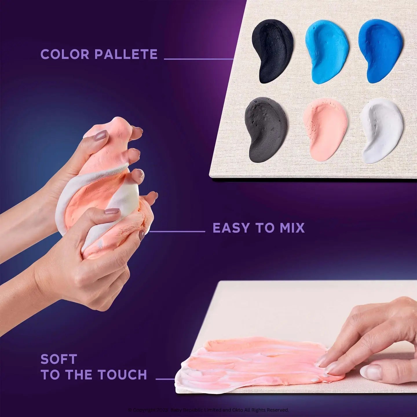 Okto Air Dry Clay 3D Sensory Art Canvas - the Great Wave of Kanagawa, Katsushika Hokusai - MAKES SENSE TO ME