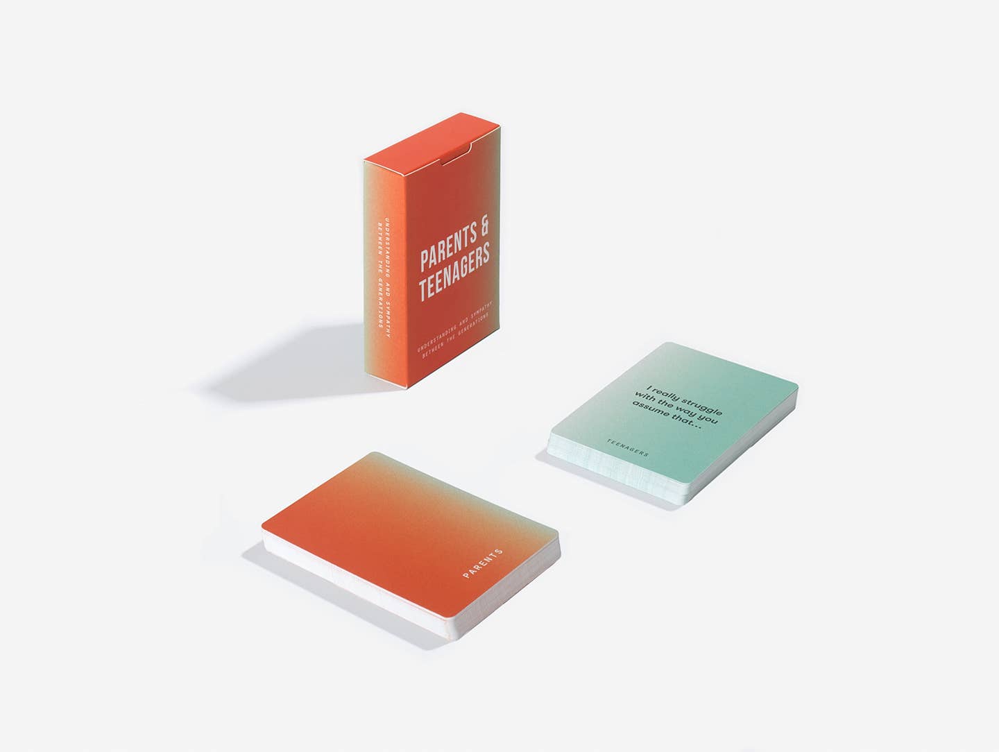 Parents & Teenagers Family Bonding Activity Cards - MAKES SENSE TO ME