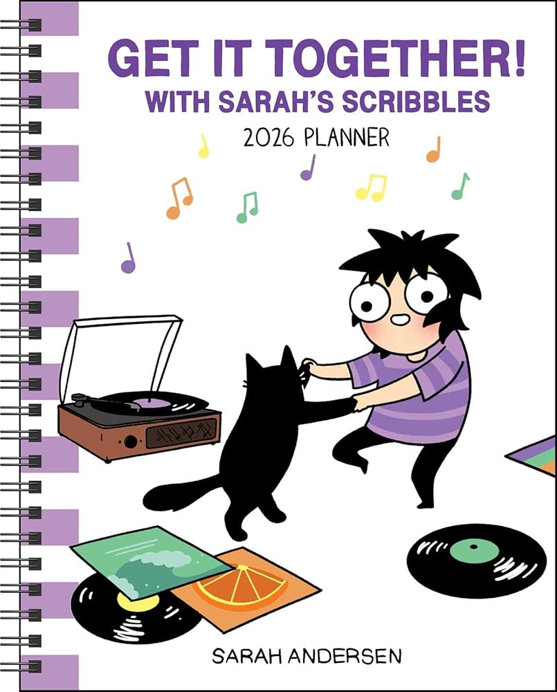 Sarah's Scribbles 12 - Month 2026 Monthly/Weekly Planner Calendar - MAKES SENSE TO ME