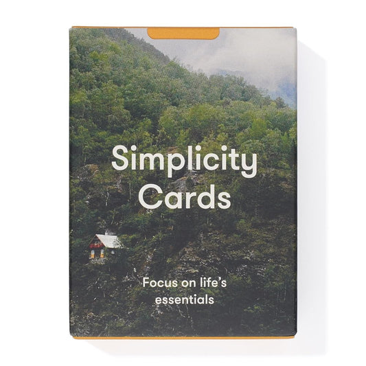 Simplicity Cards: 52 cards for greater serenity, ease and clarity - MAKES SENSE TO ME