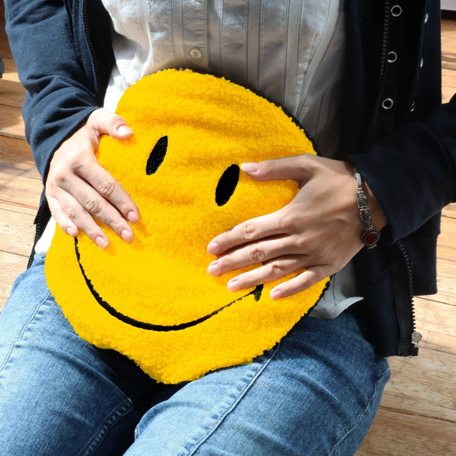 Smiley® Hot Water Bottle with cover - MAKES SENSE TO ME