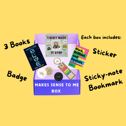 "The Neurodivergent Bookshop" Logo Badge - MAKES SENSE TO ME