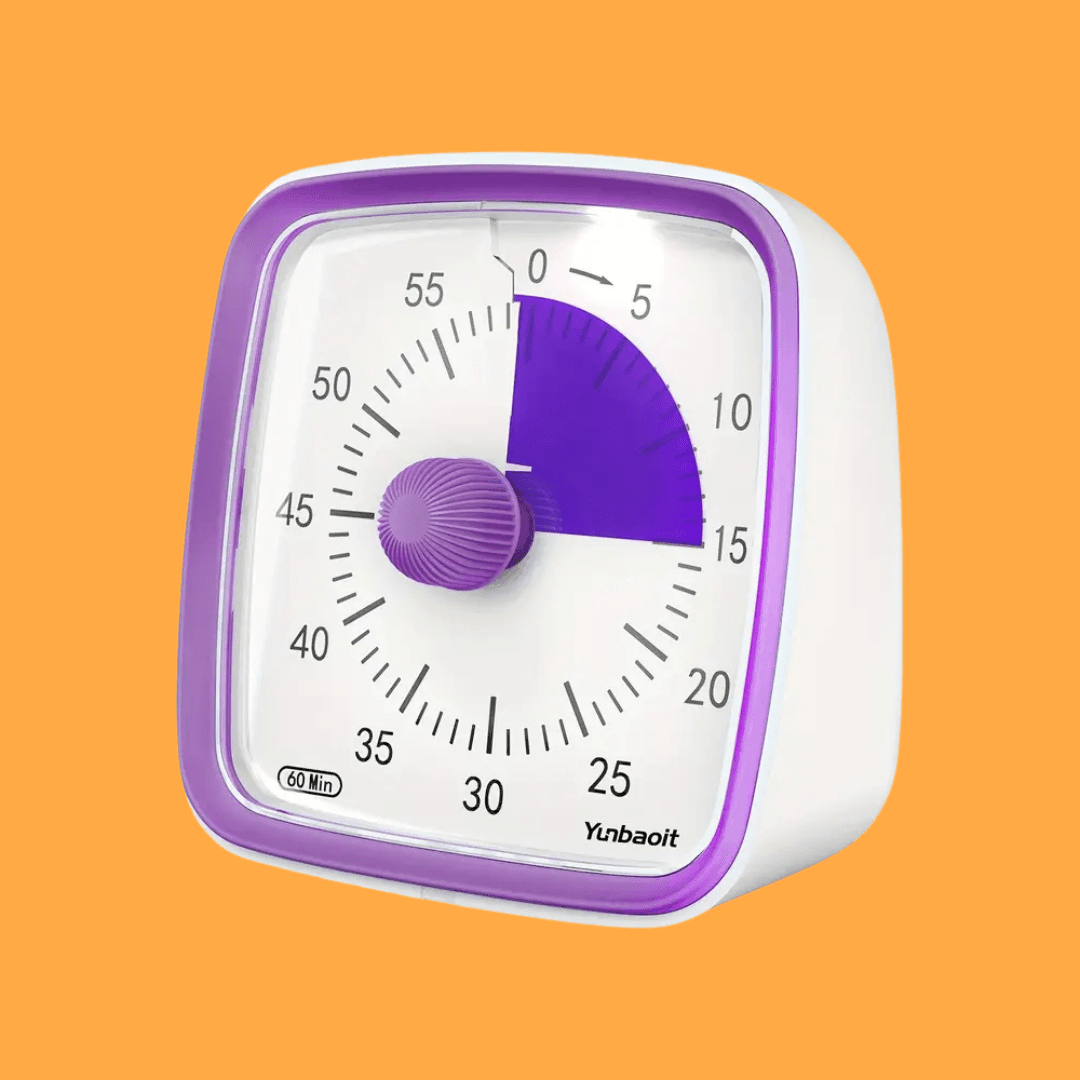 Visual Timer - Purple | MAKES SENSE TO ME | The Neurodivergent Bookshop