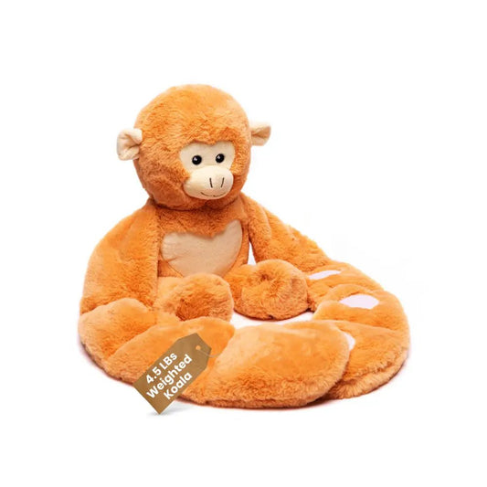 Weighted Plush Monkey Hugger – Soft Cozy Friend - MAKES SENSE TO ME
