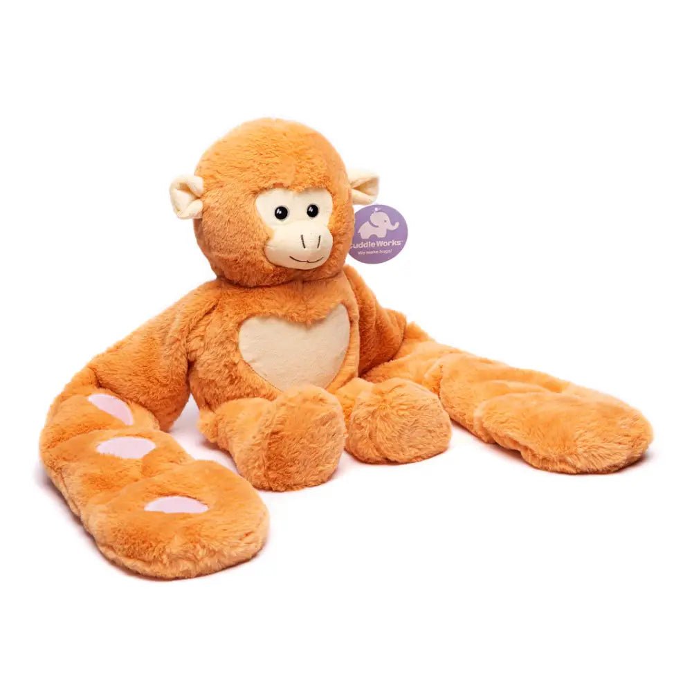 Weighted Plush Monkey Hugger – Soft Cozy Friend - MAKES SENSE TO ME