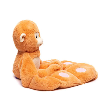 Weighted Plush Monkey Hugger – Soft Cozy Friend - MAKES SENSE TO ME
