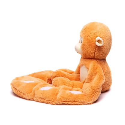 Weighted Plush Monkey Hugger – Soft Cozy Friend - MAKES SENSE TO ME
