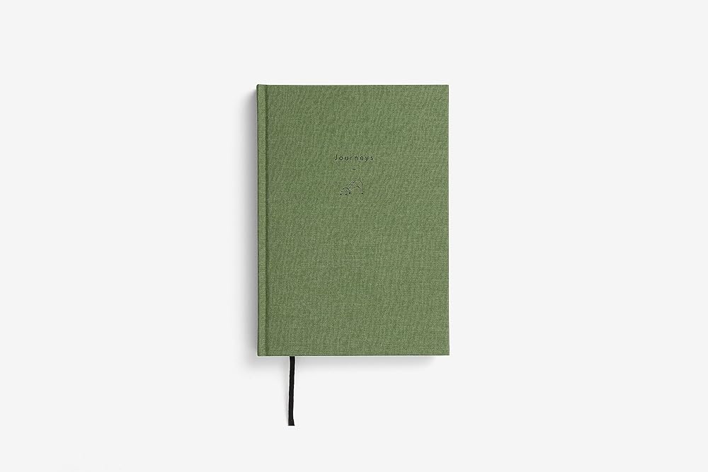 Writing as Therapy Journal: Journeys: A linen - bound notebook designed to accommodate ideas, aspirations and worries - MAKES SENSE TO ME